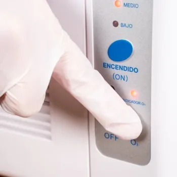 Máquina para limpiar con ozono